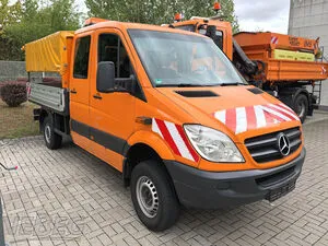 Lkw Mercedes 315 CDI Sprinter Doppelkabine Pritsche 4x4