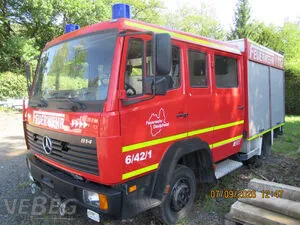 Samochód strażacki Mercedes 814 F LF 8/6