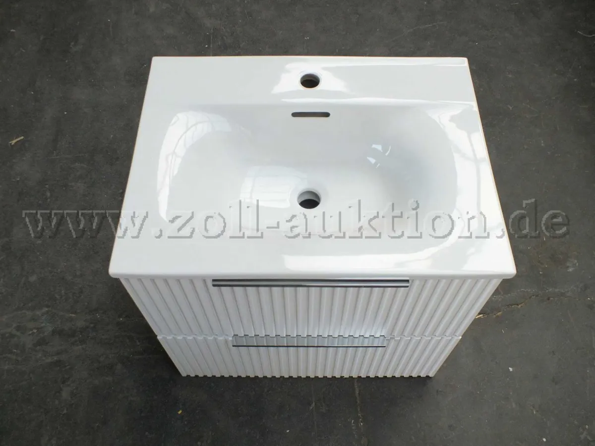 1 built-in washbasin with vanity unit by LAVITA in white.