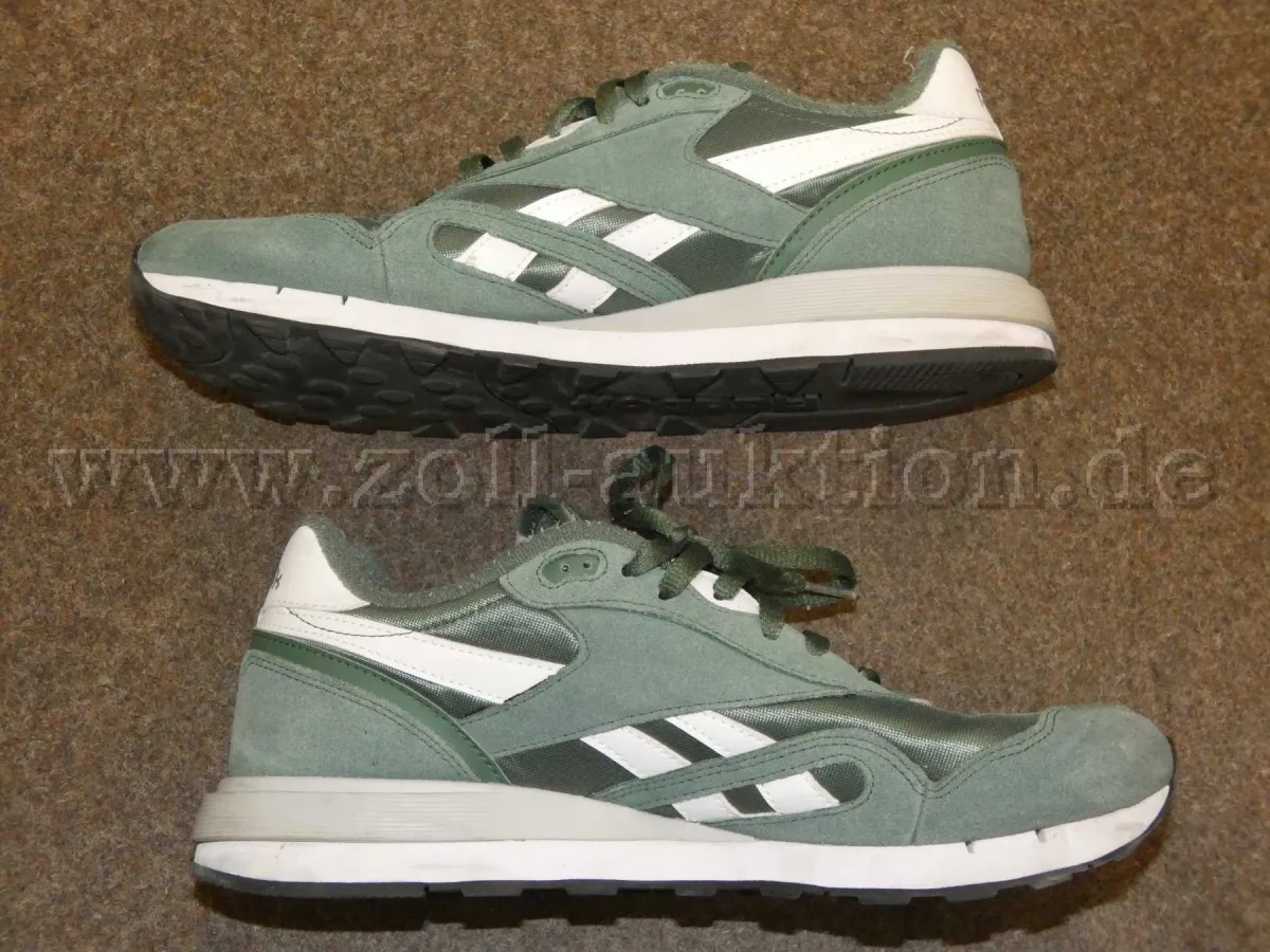 1 Pár bot Green Reebok Classic Nylon 89 pro muže, velikost 46, použité