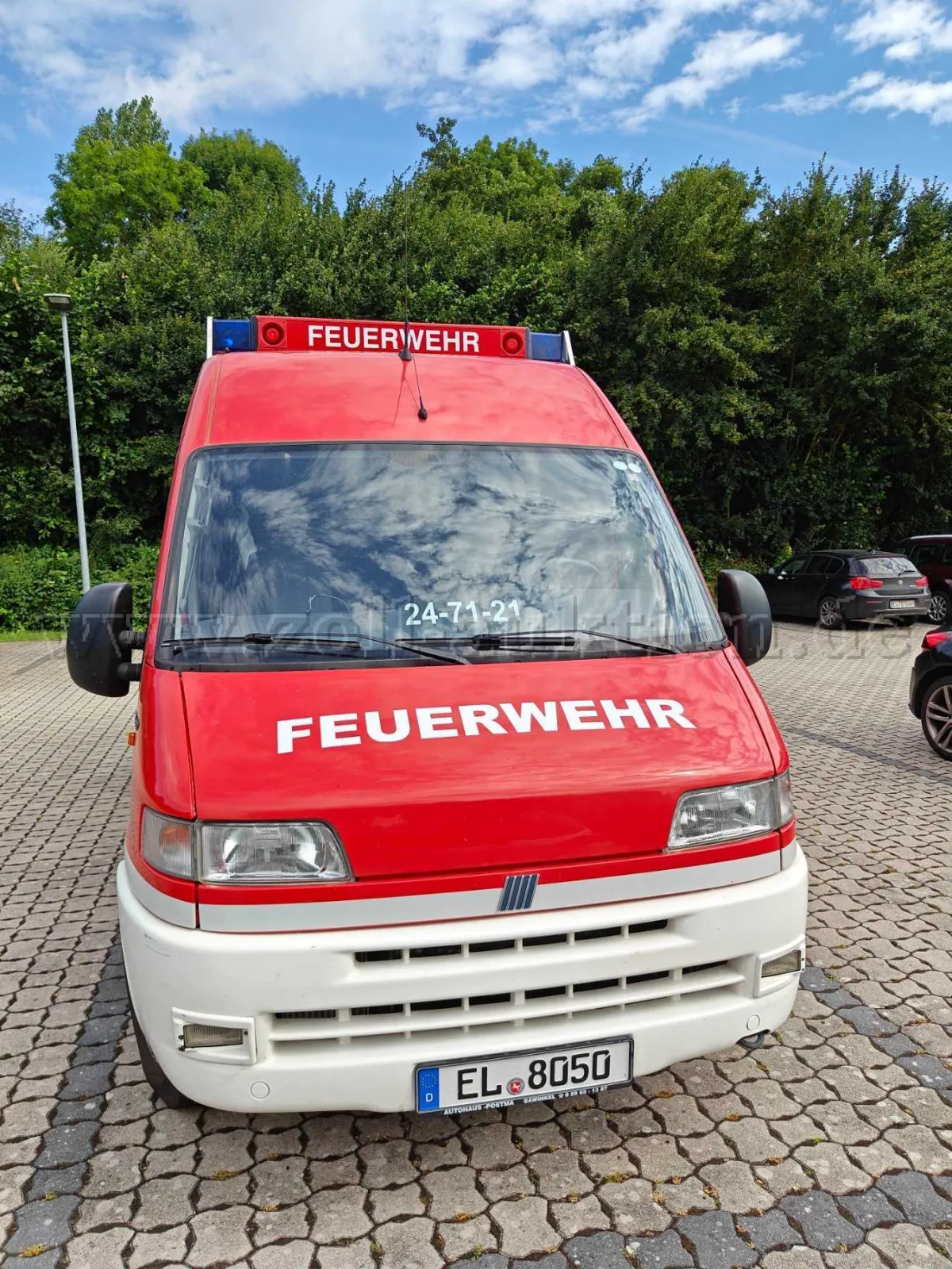 1 vozidlo CBRN průzkumu Fiat Ducato 230L, ACM Kippenheim