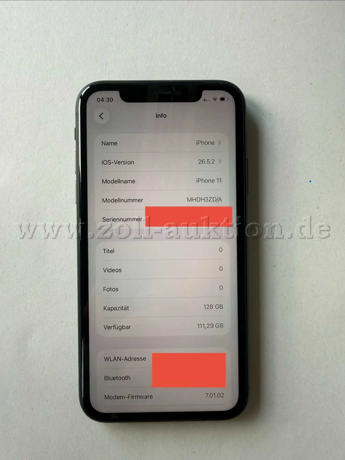 1 Apple iPhone 11 (128 Go, Noir)