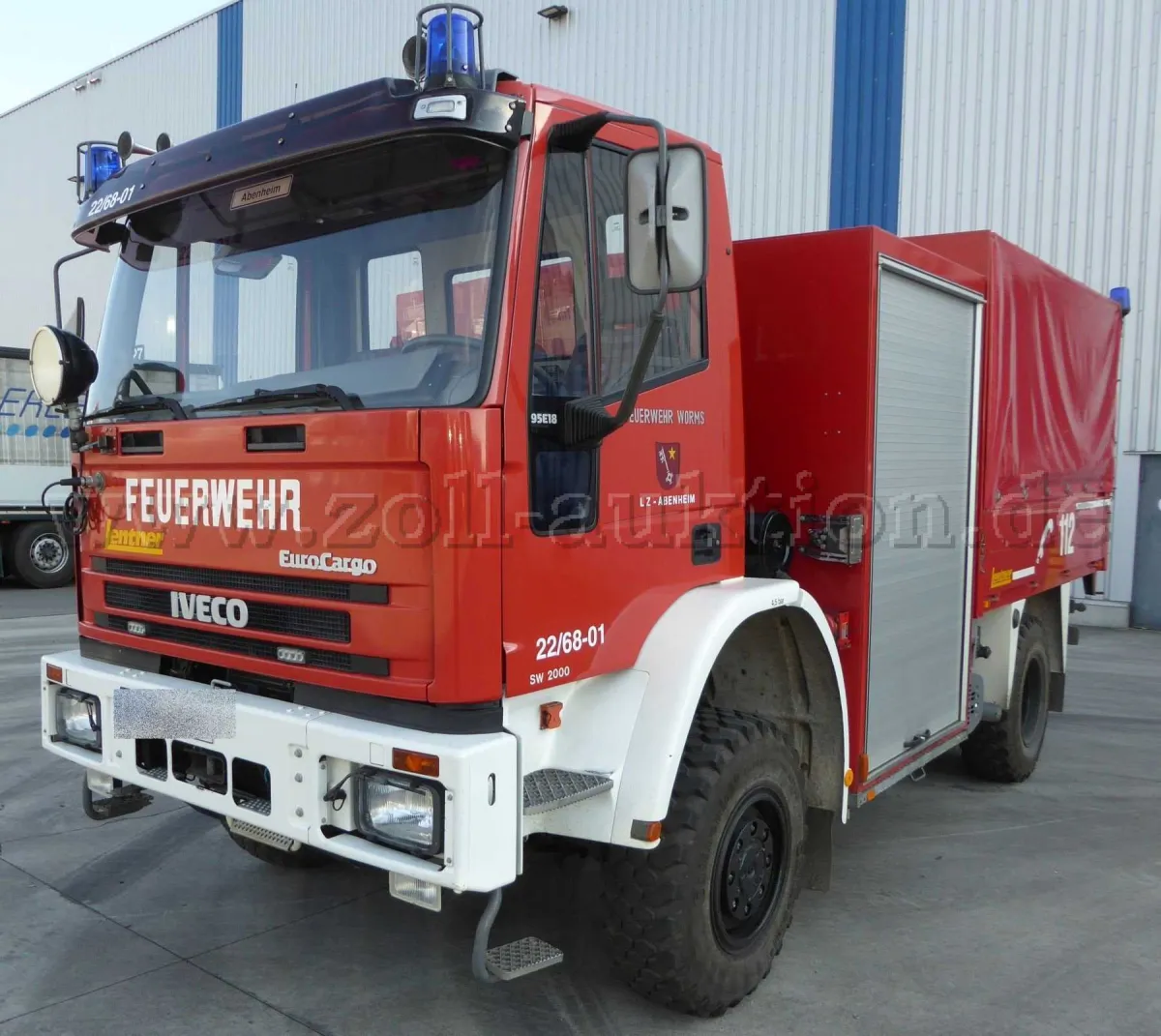 1 firefighting vehicle Iveco FF95E18W // hose layer