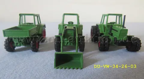 Набор тракторов Märklin Fendt 1892 (3 модели), масштаб 1:87