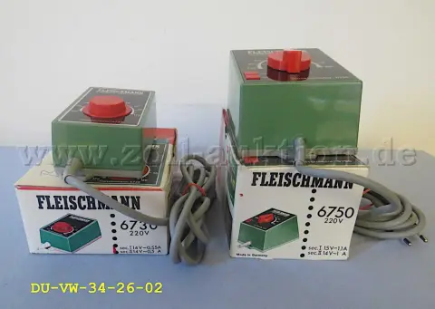 2 трансформатора Fleischmann 6730 и 6750