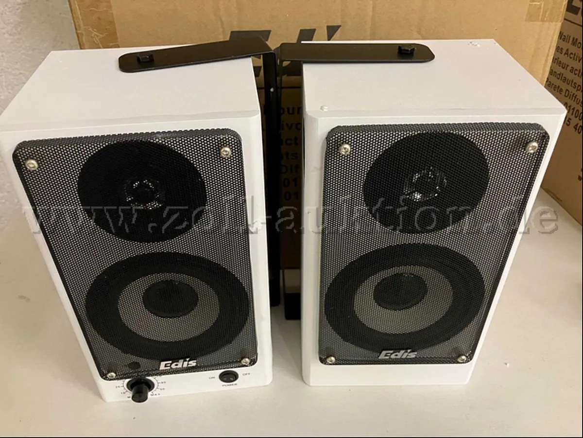 4 speaker boxes EDIS model EA015 (2 pairs / as new)
