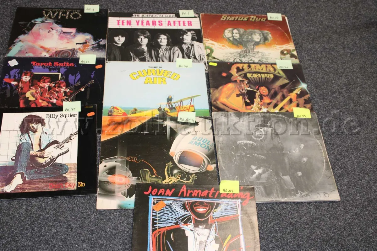 1 lot de 10 disques vinyles