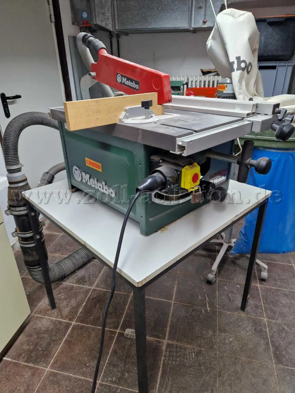 1 Metabo table saw with extraction Elektra-Beckum SPA 1000