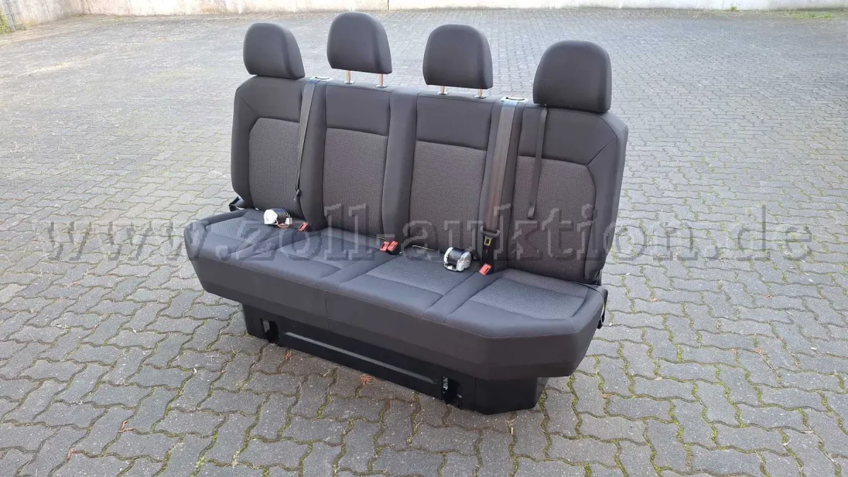 1 VW Crafter II MAN TGE 2016-2026 Sitzbank Sitz DOKA Hinten Vier Sitz Pritsche