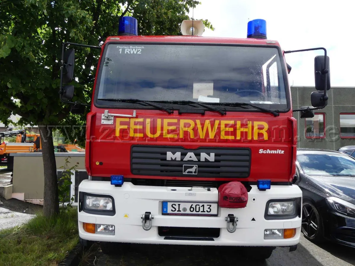 1 MAN Rüstwagen RW 2, Aufbau Fa. Schmitz