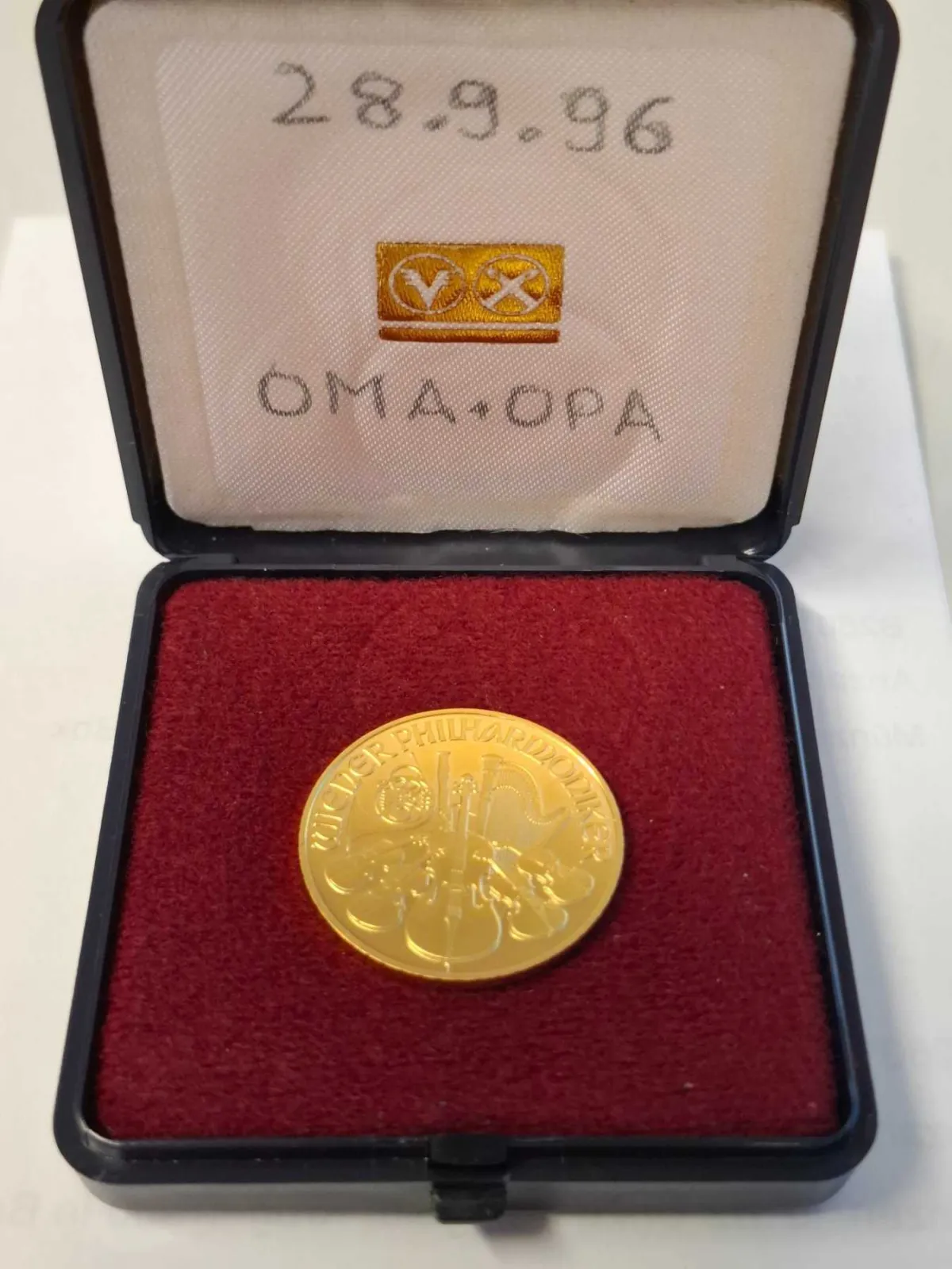 1 Pièce d'or *** Wiener Philharmoniker, 1 000 Schilling *** 1/2 once or fin