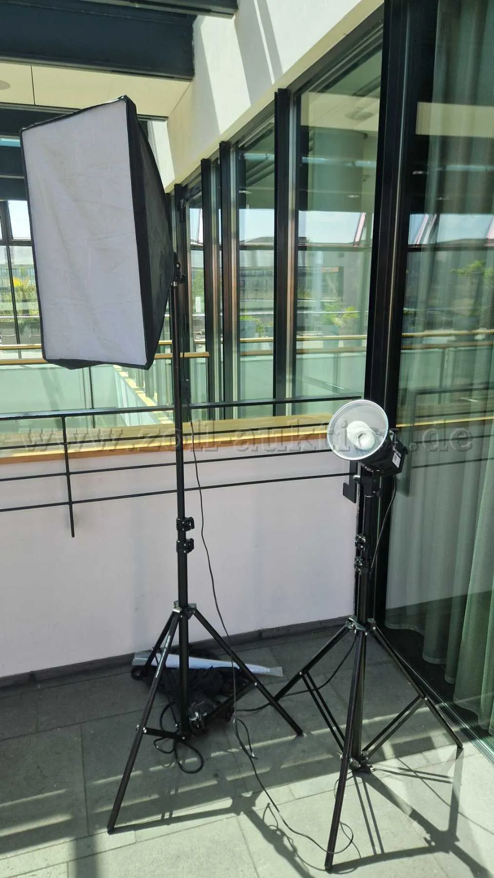 1 ensemble d'éclairage de studio professionnel Walimex Pro