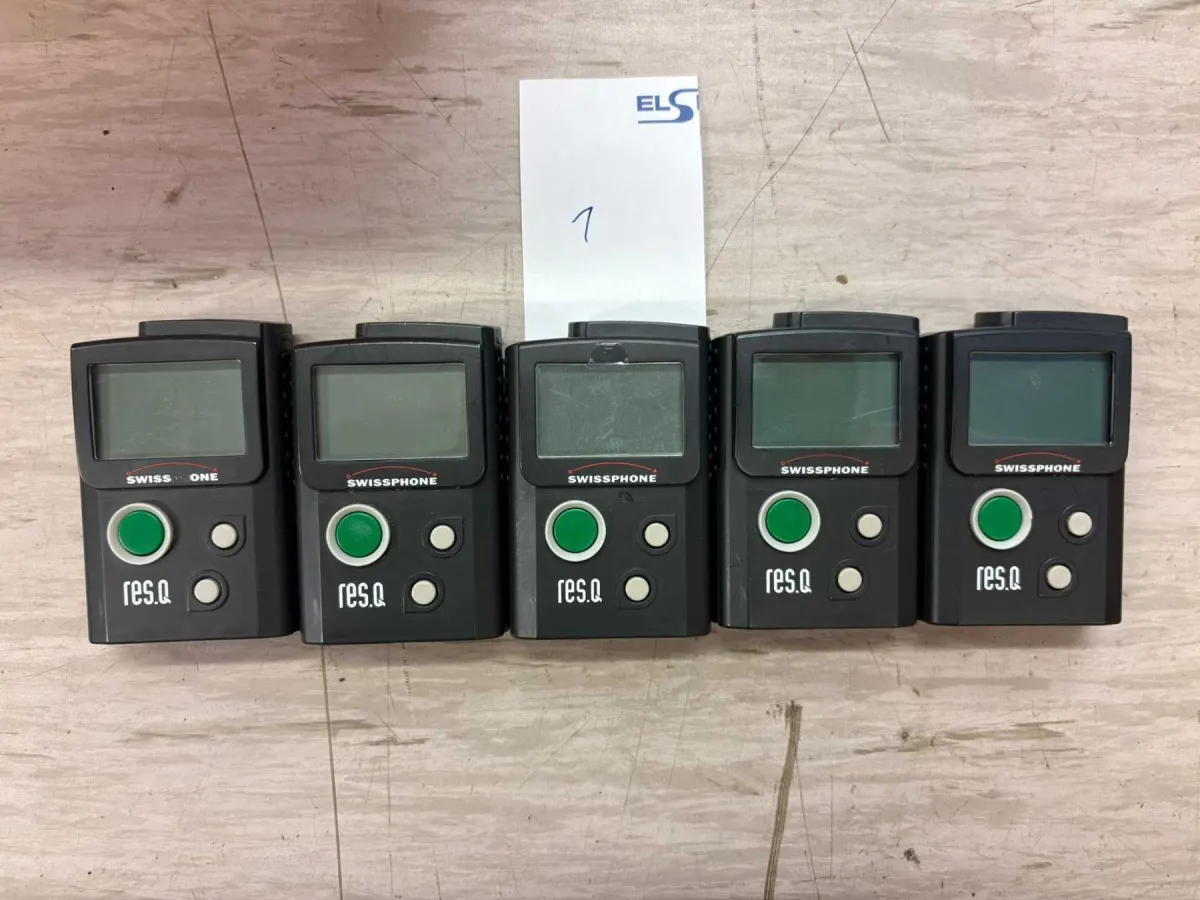 5 ResQ M semafoons van Swissphone type DE955w-GP