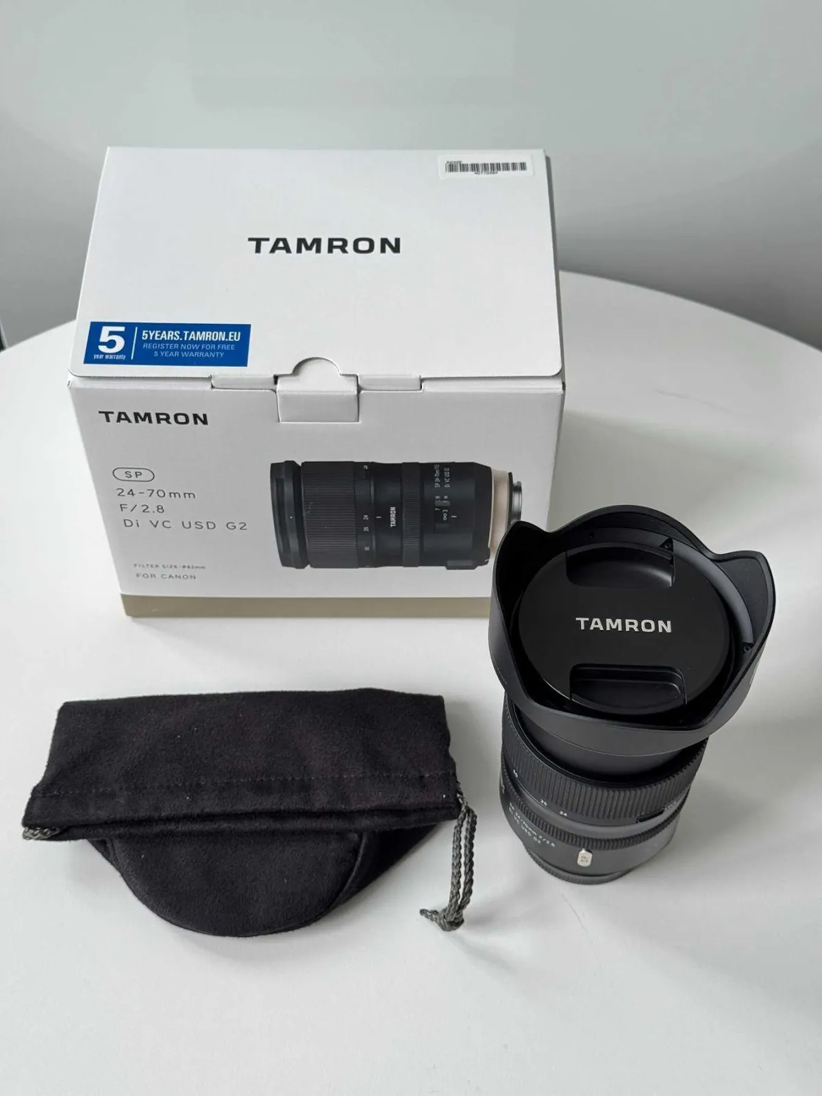 1 Objektiv: Tamron 24–70 mm F/2.8 G2