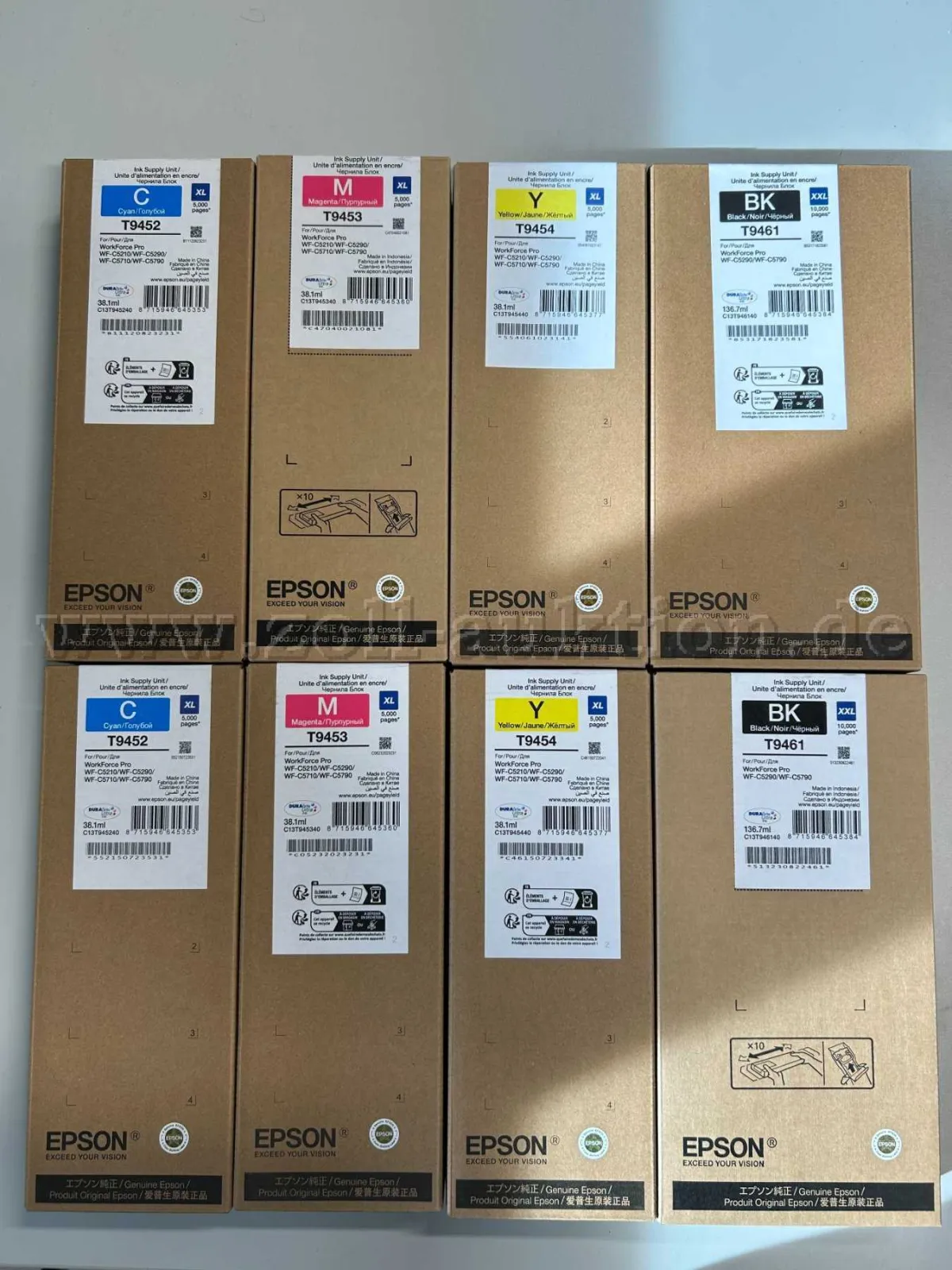 27 tonerů výrobců Epson, Lexmark a G&G