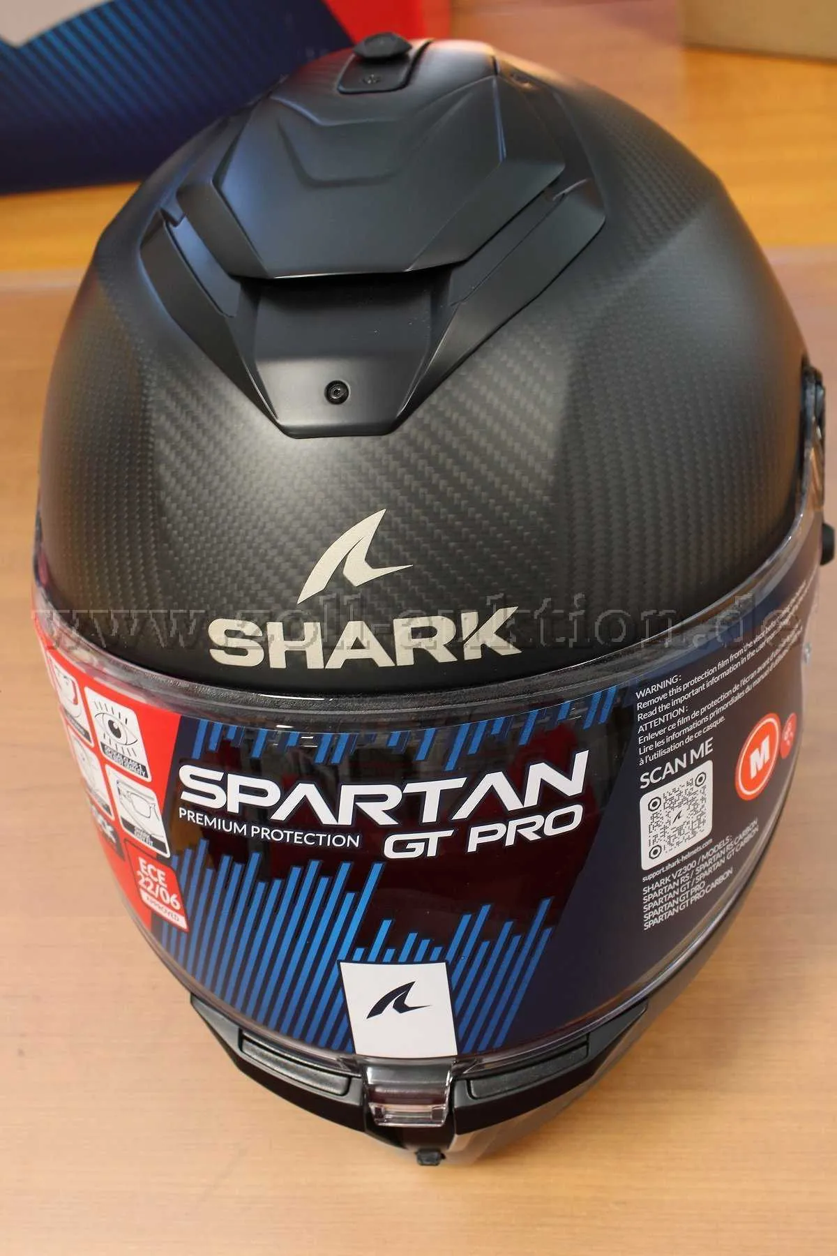 1 Shark Spartan GT Pro Carbon Motorradhelm - Gr. M