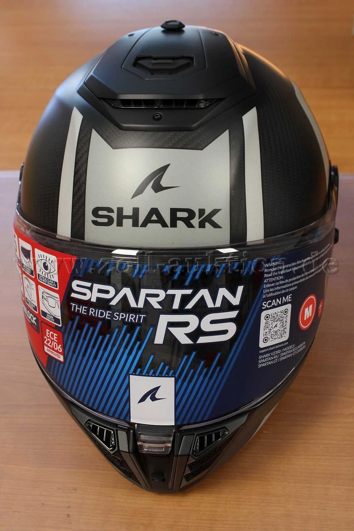 1 Shark Spartan RS Carbon Motorradhelm - Gr. M