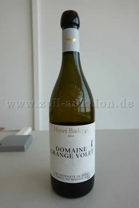 1 bouteille de vin blanc "Domaine Grange Volet" 0,7 litre, 12,9 % vol.
