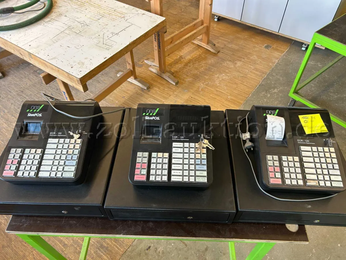 3 Sampos Registrierkassen Model ECR-120