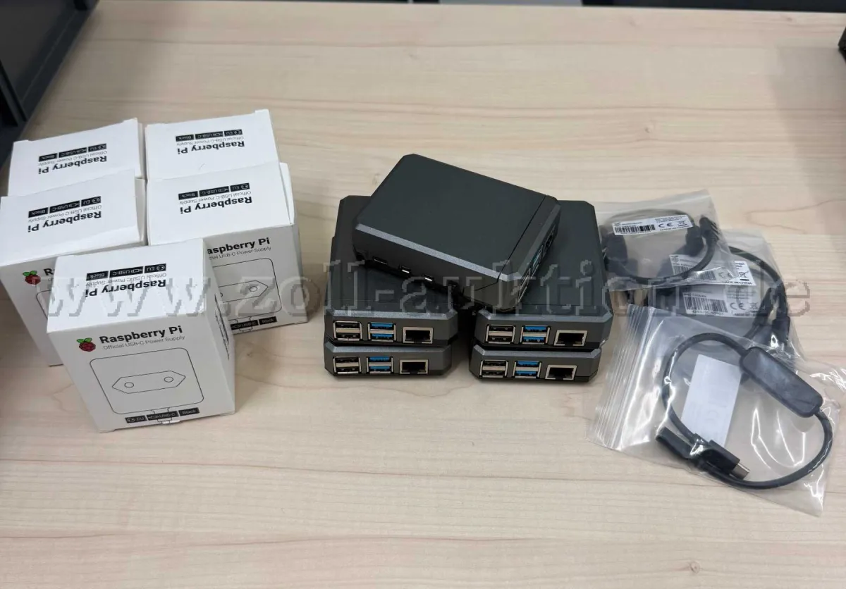 5 ordinateurs monocarte (mini-PC) - Raspberry Pi 4 Model B (lot de 5)