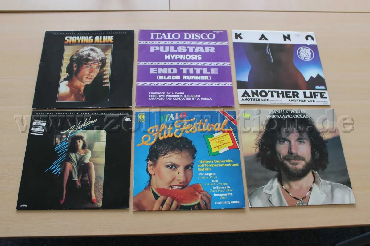 1 Konvolut mit 6 Schallplatten