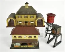 Bing, gare, accessoires de chemin de fer