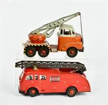 Arnold, hijskraanwagen en brandweerwagen