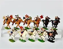 Elastolin, 11 Romains à cheval