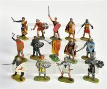 Elastolin/Preiser, 14 figuren (12 x omgebouwd)
