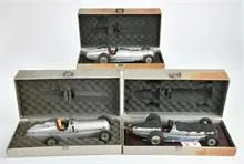 Märklin, 3 modèles anniversaire, Mercedes, voitures de course, etc.