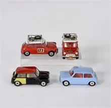 Corgi Toys, 4x Mini, Monte Carlo etc.
