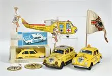 Lot ADAC, VW Coccinelle, hélicoptère, merchandising et autres