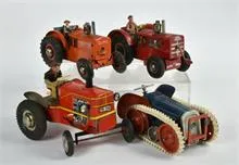Arnold et autres, 4 tracteurs
