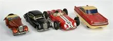 Bandai, Schuco o.a., 4 voertuigen