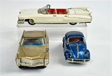 Bandai, 2x Cadillac & VW Coccinelle