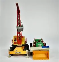 Kraan en graafmachine