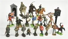 Britains, Merten, Elastolin et autres, figurines