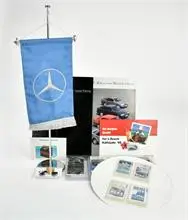 Mercedes Benz telefoonkaarten & tafelvlag