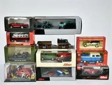Schuco e.a., partij modelauto's