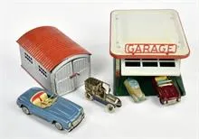 NBN o.a., 2 garages en diverse voertuigen