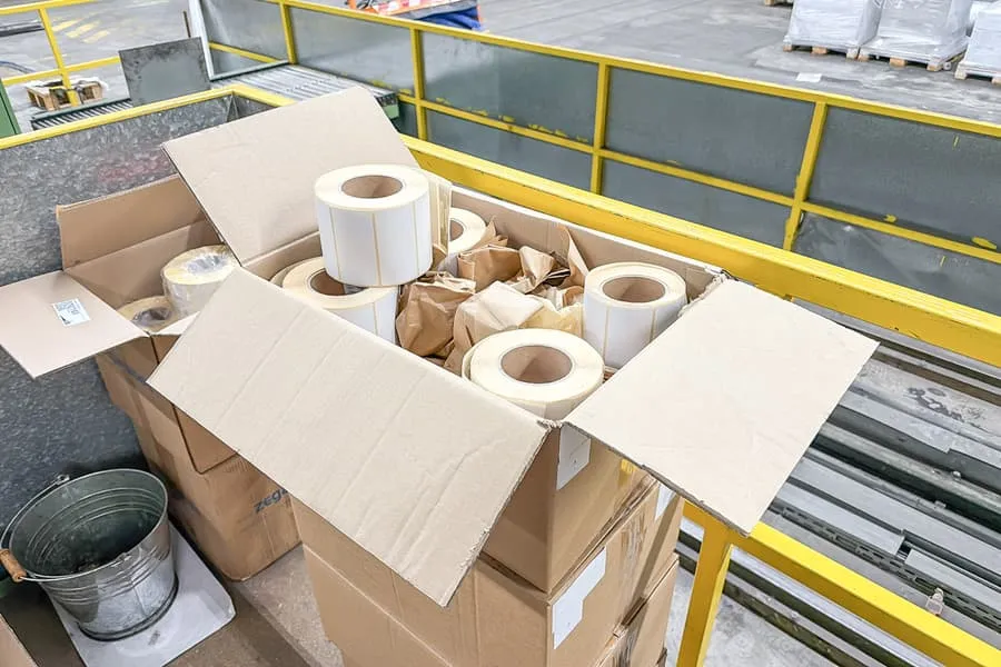 10 rolls of labels