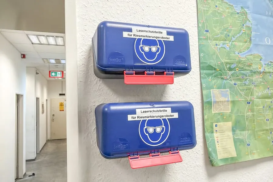 2 laserveiligheidsbrillen Honeywell