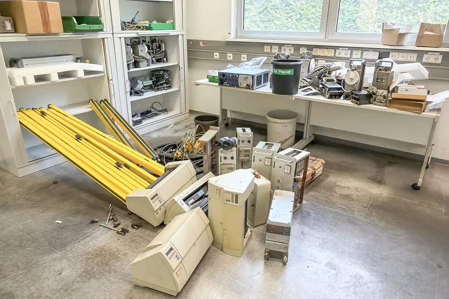 Lot de pièces détachées de machines