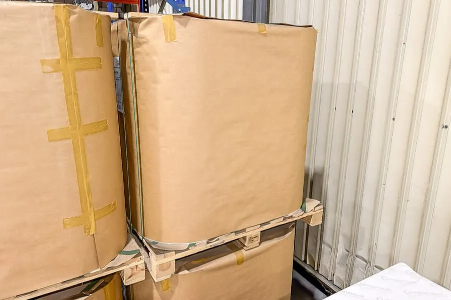 4 rolls coated industrial packaging paper Walki Graphic 84