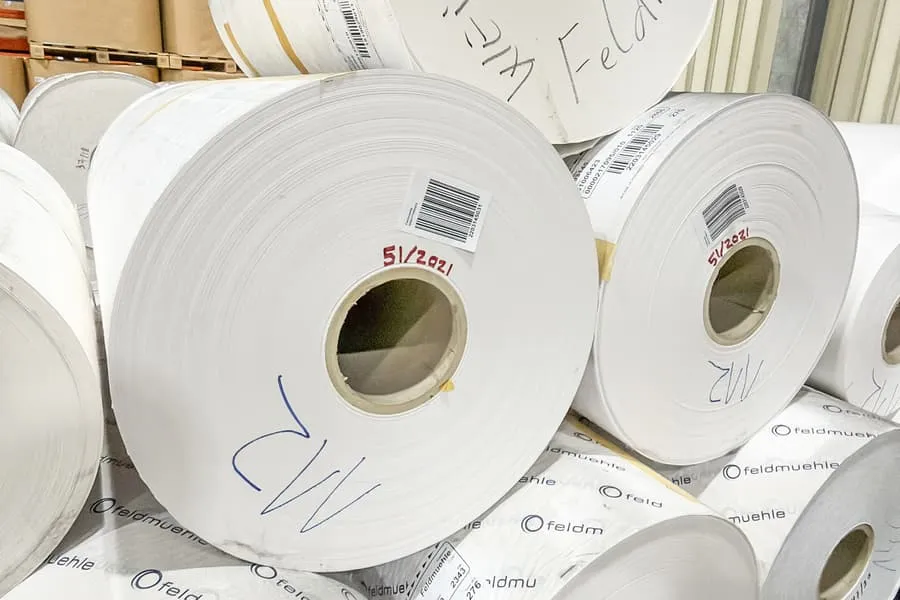 3 Rollen beschichtetes Industrieverpackungspapier
