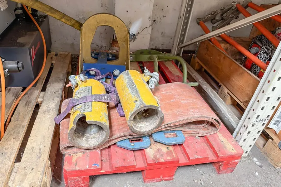 Pallet with lifting devices