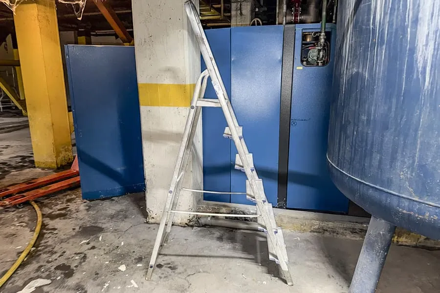 Échelle simple en aluminium, 6 marches
