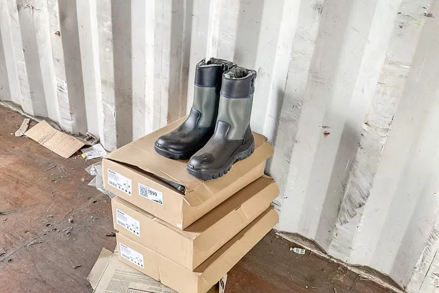 3 paires de bottes d'hiver de sécurité