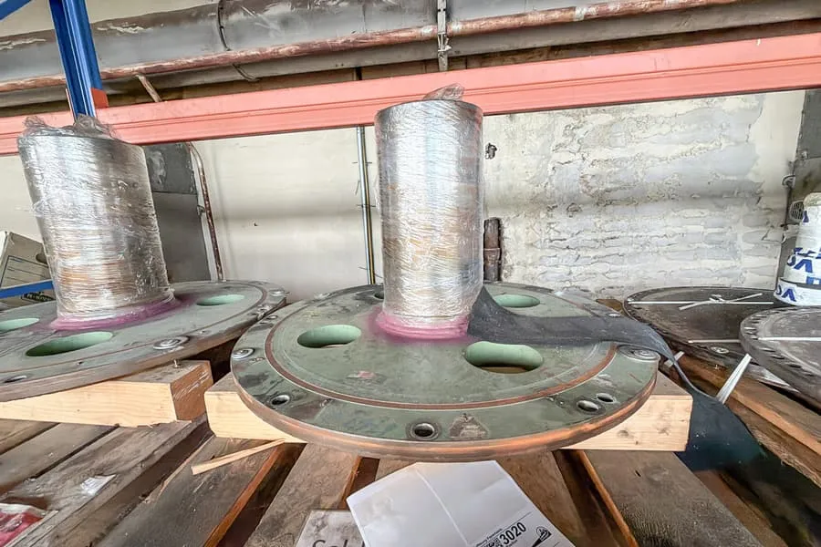 Tourillon de meulage rouleau d'aspiration d'extraction
