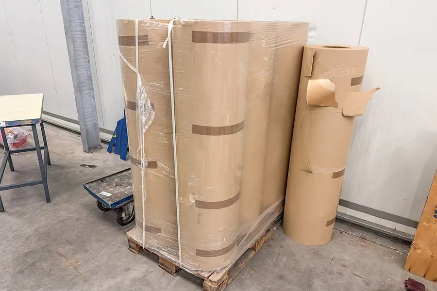 Pallet of paper